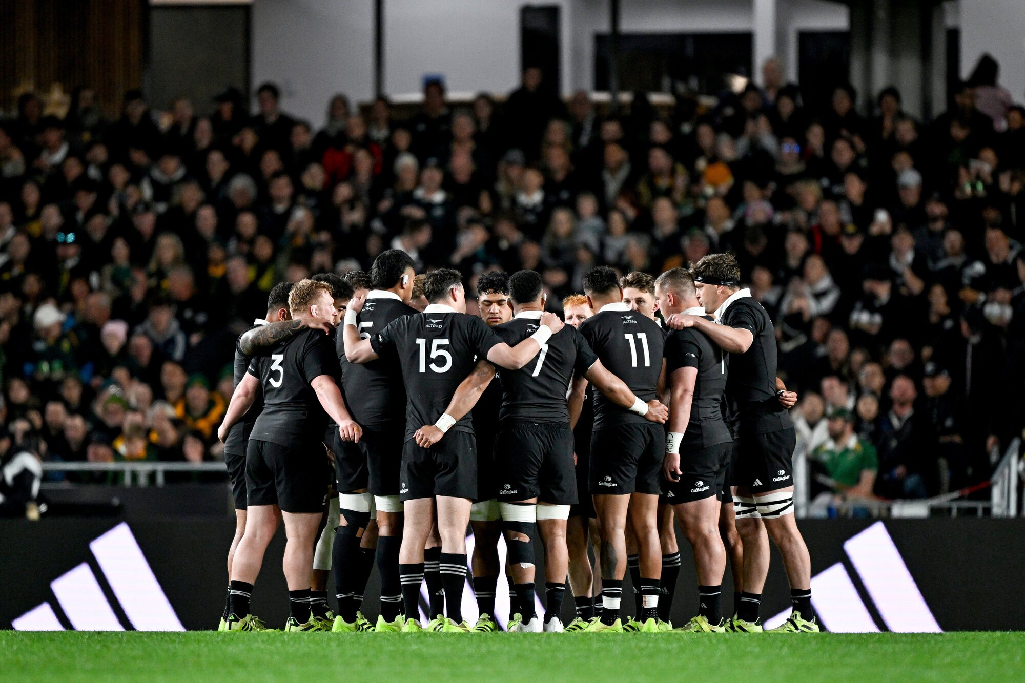 There was much more pressure on the All Blacks for the game at Eden Park.  Photo / Photosport