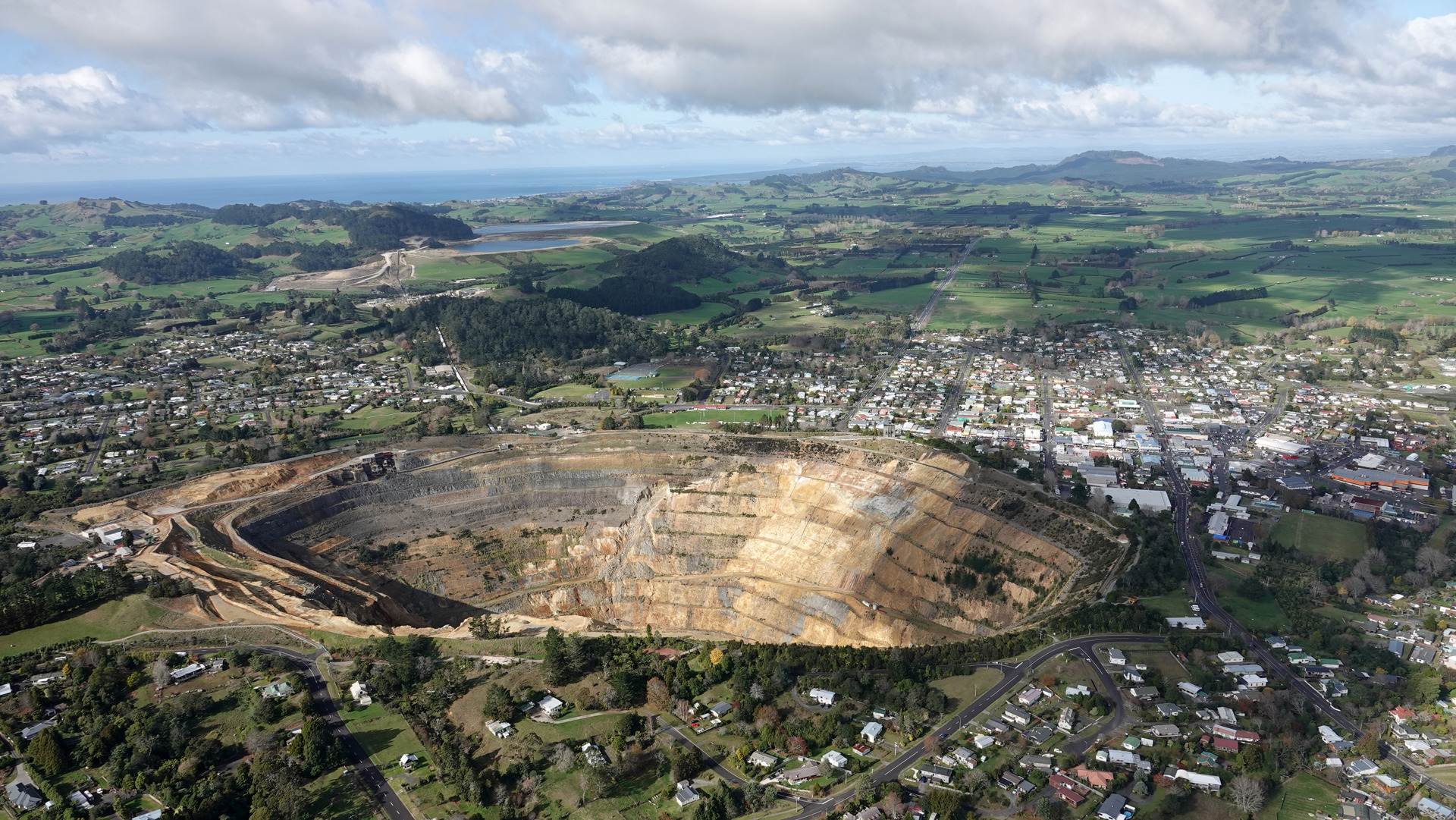 Martha Open Mine owned by OceanaGold in Waihi. Photo /Supplied