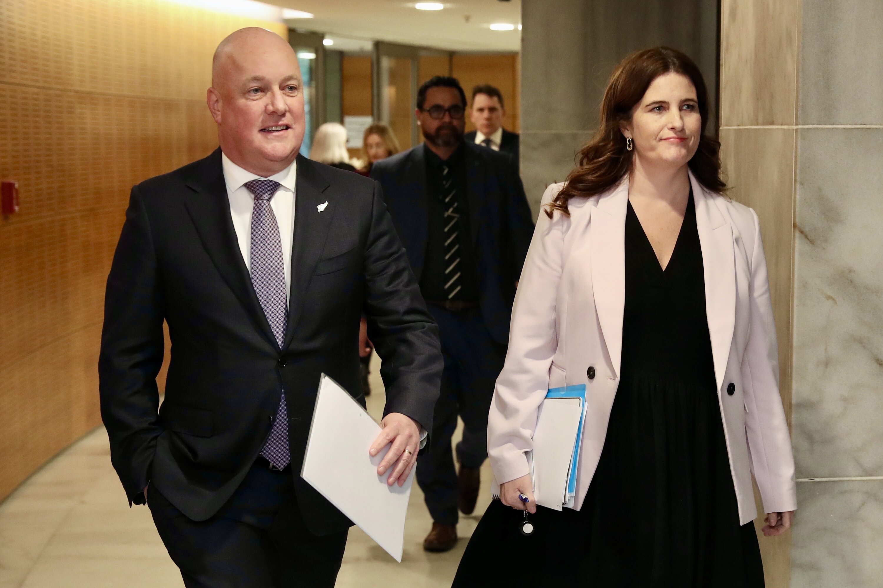 Prime Minister Christopher Luxon (left) and Finance Minister Nicola Willis. Photo / Mark Mitchell