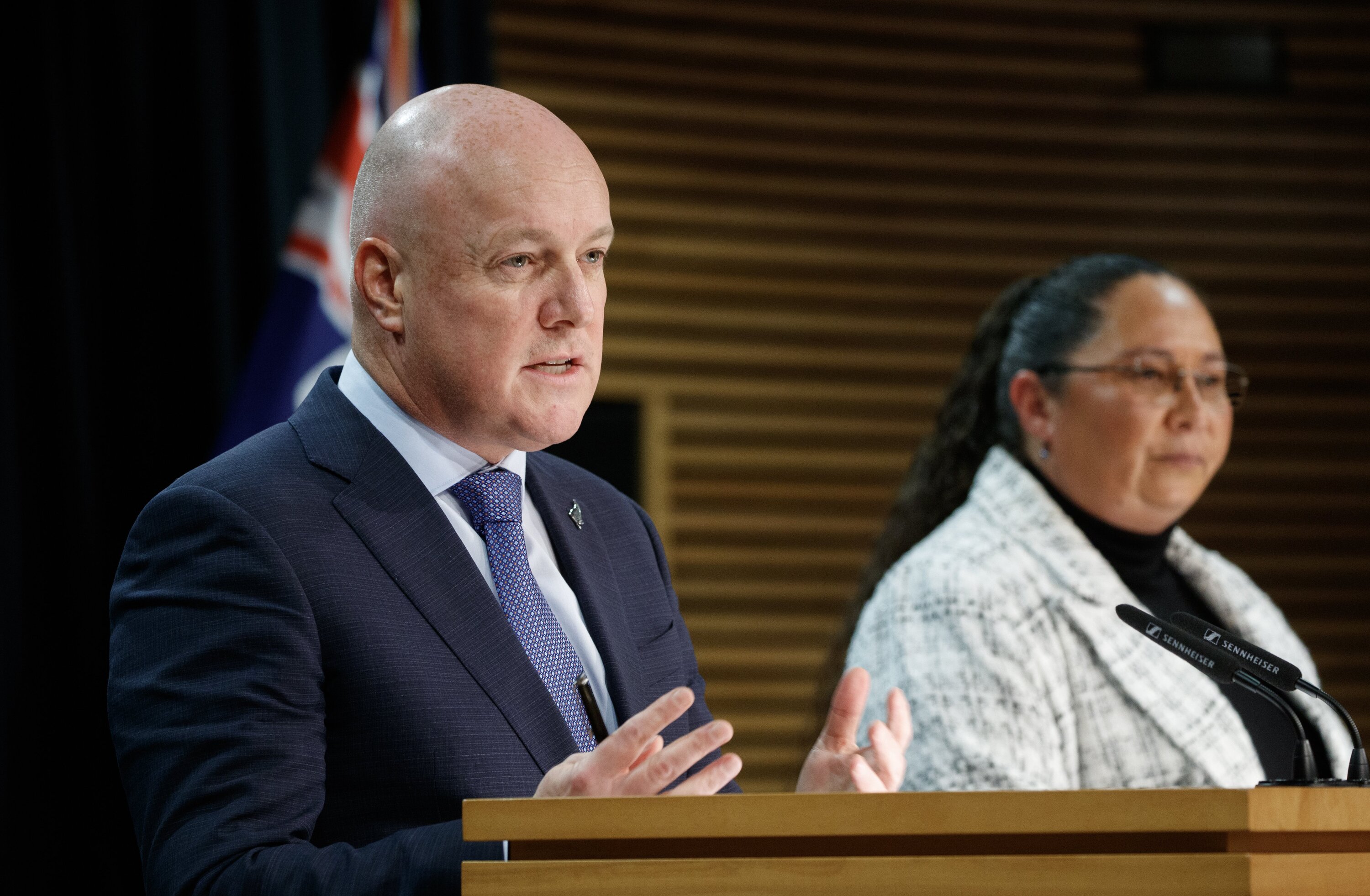 Prime Minister Christopher Luxon has not ruled out undoing the current ban on military-style semi-automatic firearms. Photo / Mark Mitchell