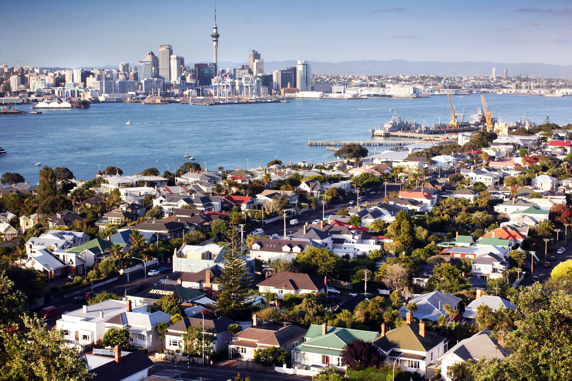 As at the last assessment more than a decade ago, green spaces comprised only about half of Auckland's urban area. Photo / Doug Sherring