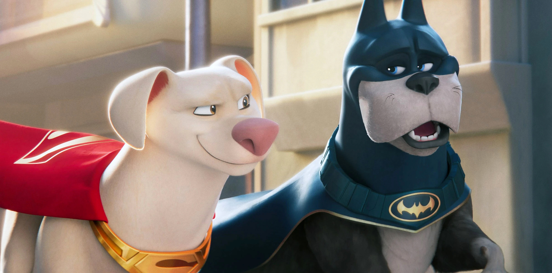 Scene from DC League of Super-Pets, in cinemas now.