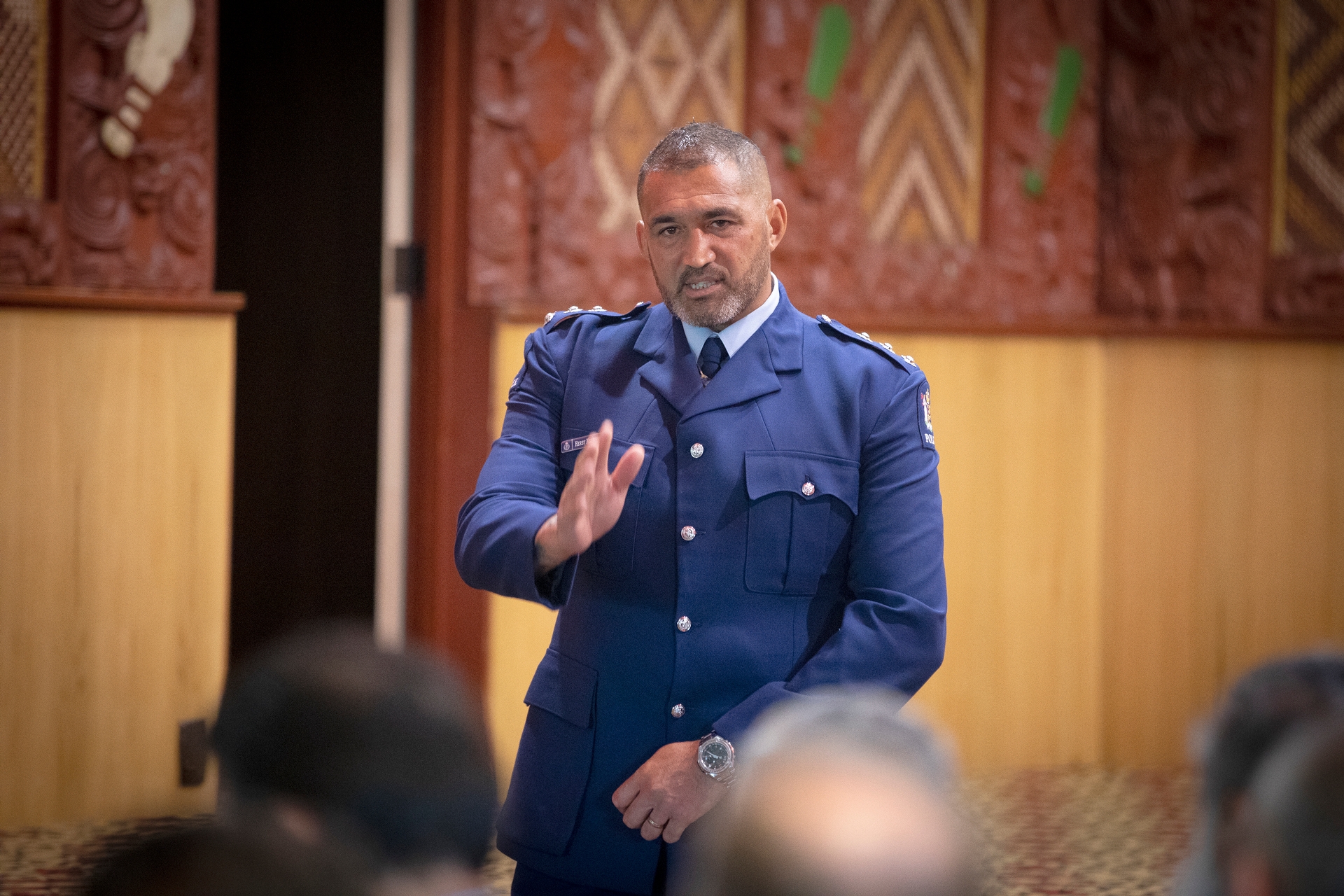 Inspector Herby Ngawhika is the new Rotora Police area commander. Photo / Andrew Warner