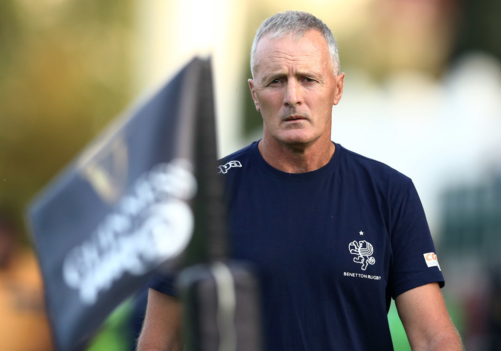 Former All Blacks fullback Kieran Crowley was let go by Italy as head coach at the end of 2023, much to the disappointment of his friend Neil Barnes. Photo / INPHO/Matteo Ciambelli