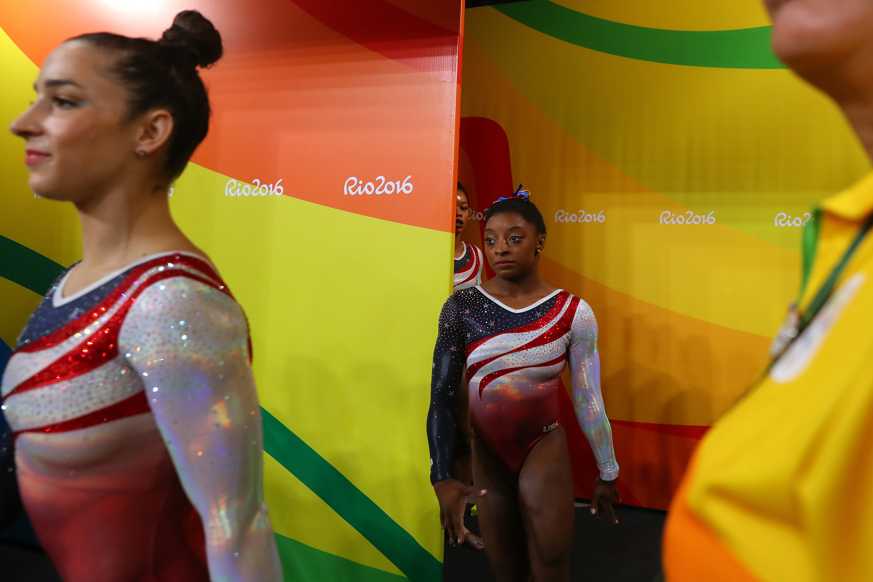 Biles said she envied the “clueless kid” she was when she competed in the Rio Games in 2016 Photo / Chang W. Lee, The New York Times
