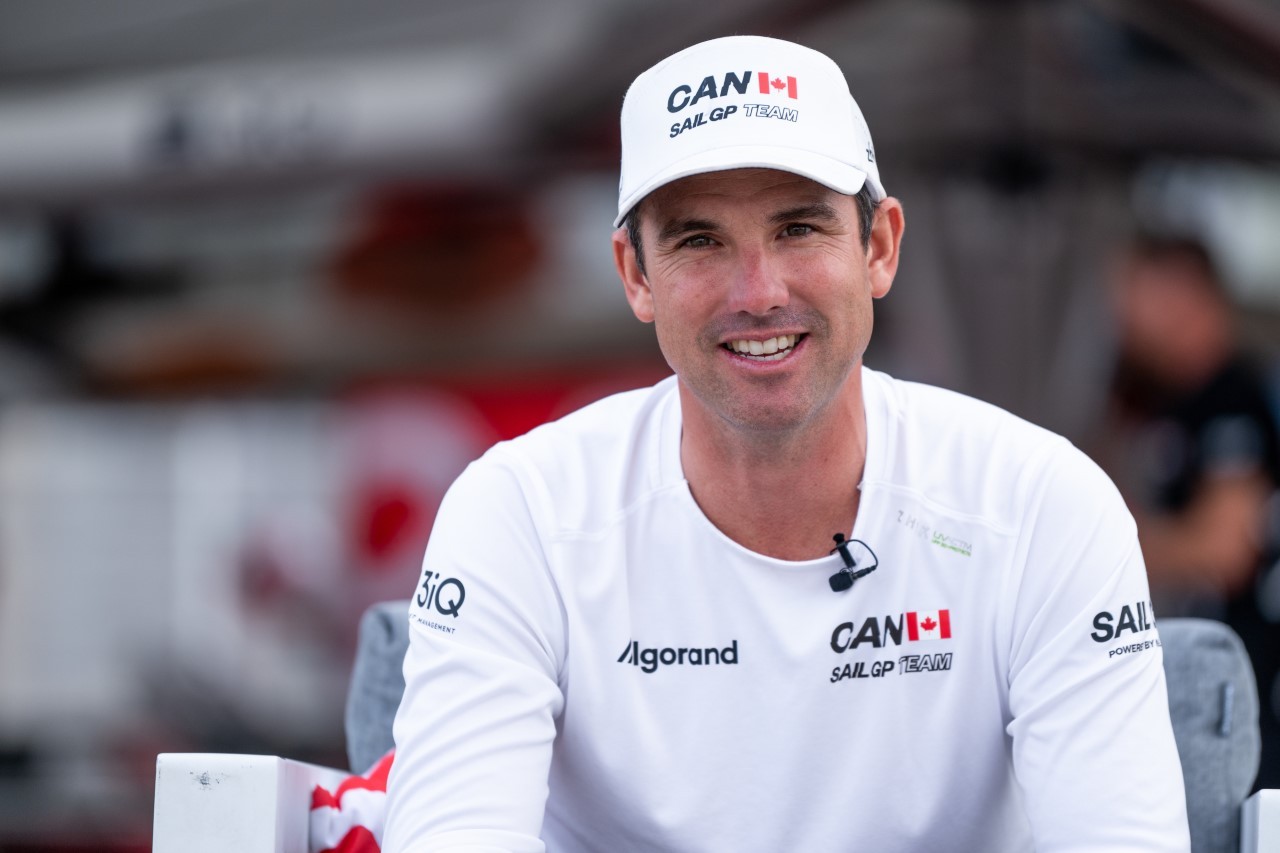 Phil Robertson led the rookie Canadian team in season three of SailGP. Photo / Canada SailGP Team