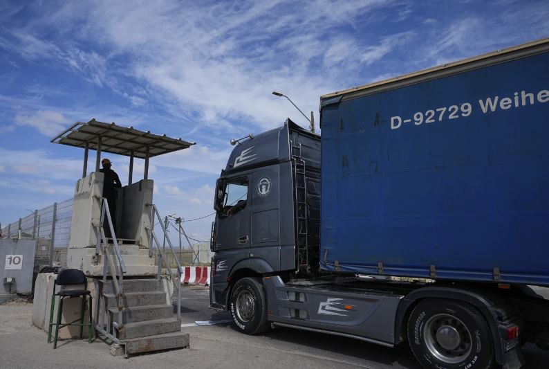 The United States has urged Israel to take further steps to expedite humanitarian aid shipments for Palestinians. Photo / AP