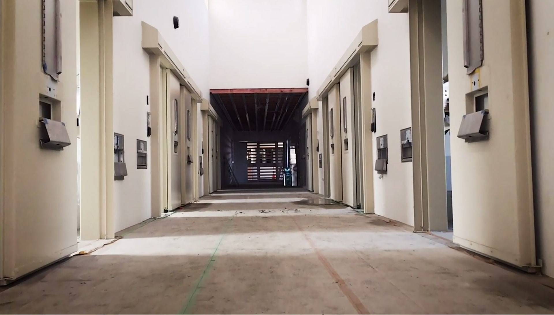 Inside the halls at Auckland Prison, Paremoremo. Photo / Michael Craig