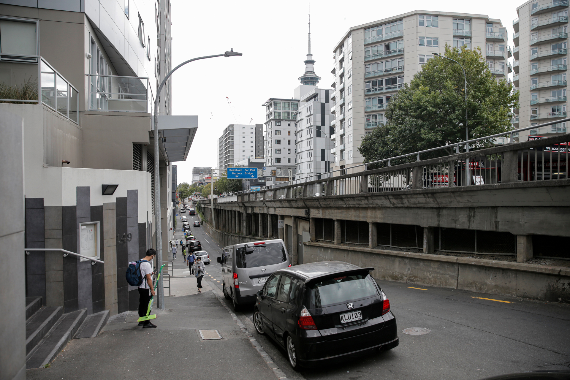 Nelson St in Auckland's inner city. Photo / Alex Burton