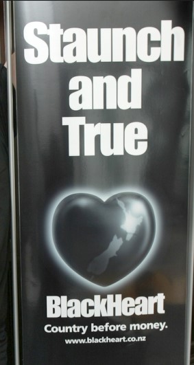 The Blackheart campaign in 2003 targeted  sailors who had left Team New Zealand for foreign America's Cup syndicates.