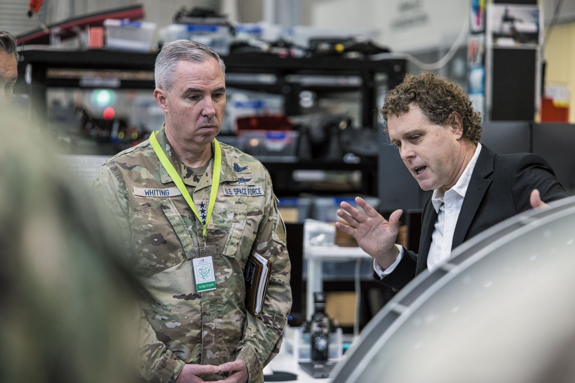 Beck (pictured with the head of US Space Command, General Stephen Whiting), on his company's latest partnership: “Together, Rocket Lab and Anduril are bridging the gap between hypersonic research and operational deployment as fast as possible to ensure US armed forces maintain a decisive technological advantage.”