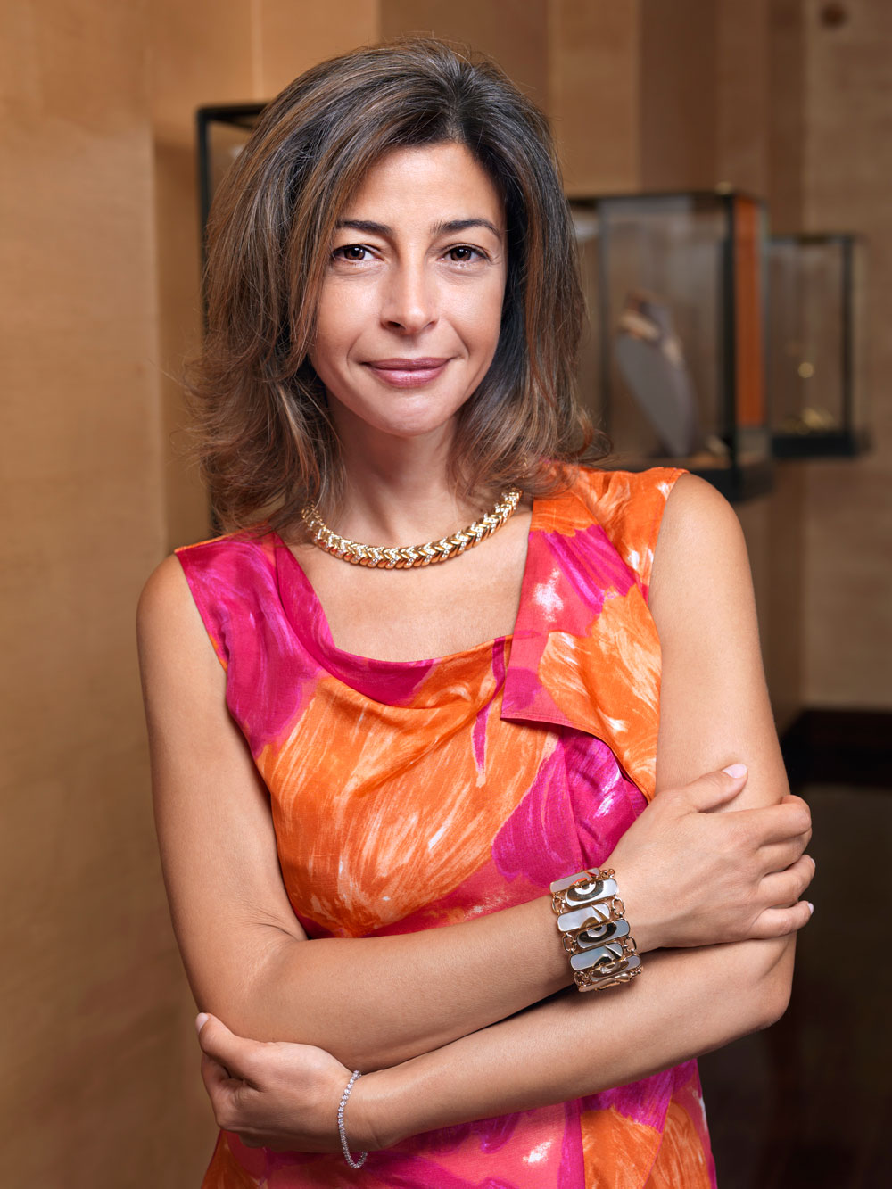 Bulgari brand and heritage curator Lucia Boscaini. Photo / Antonio Barrella 