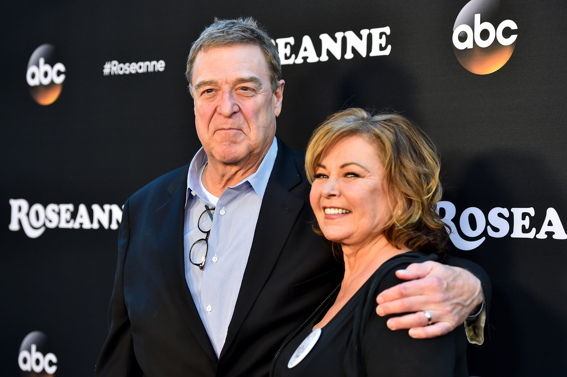 John Goodman and Roseanne Barr attend the premiere of ABC's Roseanne at Walt Disney Studio Lot on March 23, 2018 in Burbank, California. Photo / Getty 