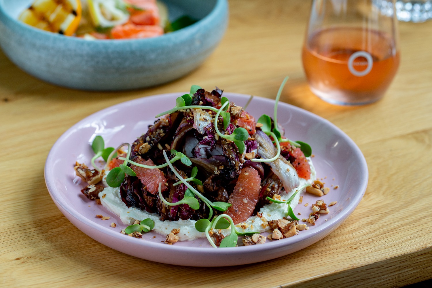 The radicchio salad. Photo / Babiche Martens