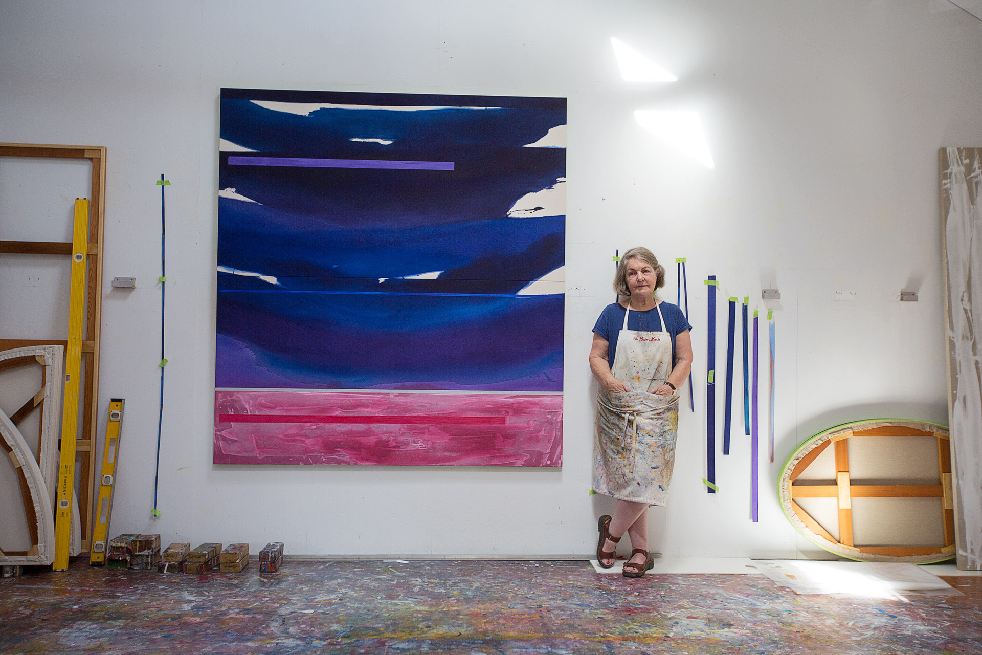 New Zealand artist Gretchen Albrecht is the subject of a new book which highlights why she is one of New Zealand's most significant abstract artists. Photo/Chris Loufte