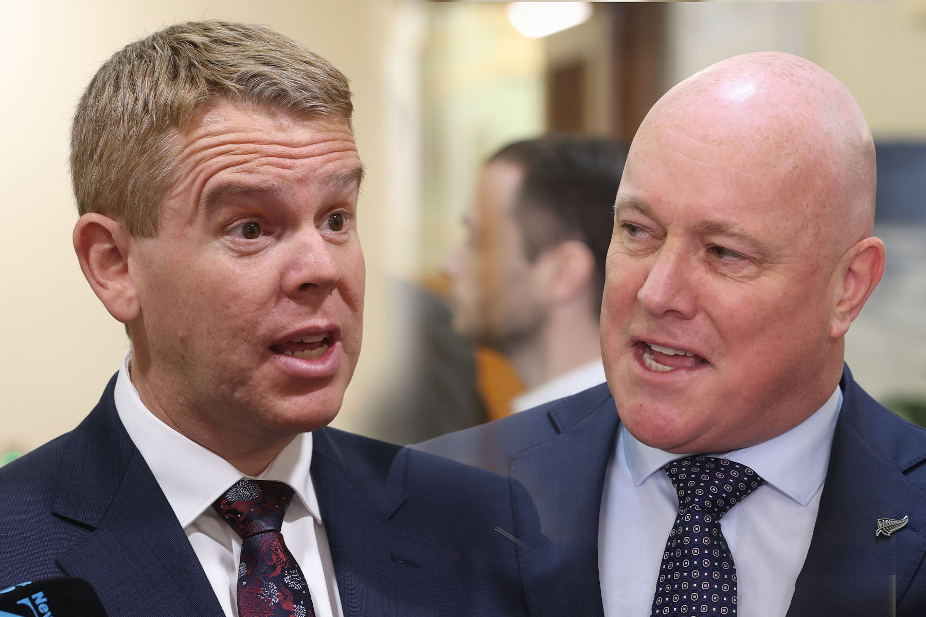Prime Minister Christopher Luxon attacked Labour leader Chris Hipkins on Tuesday. Photo / Mark Mitchell