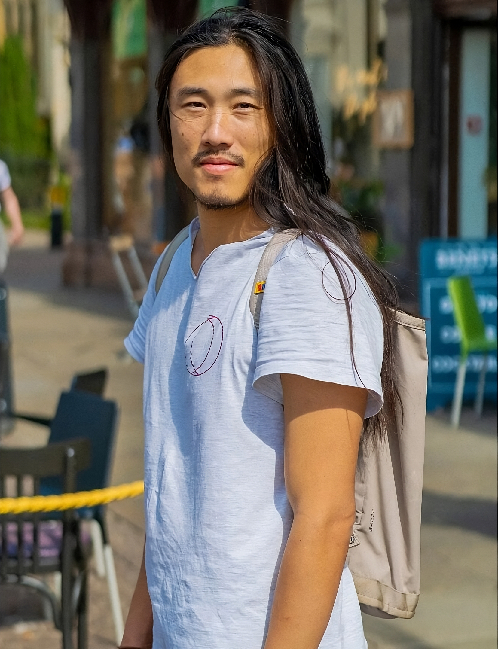 Tian Tan, who performs in Basmati Bitch at Q Theatre in July, pictured in Cambridge, England. Photo / Supplied
For Travel - July 4