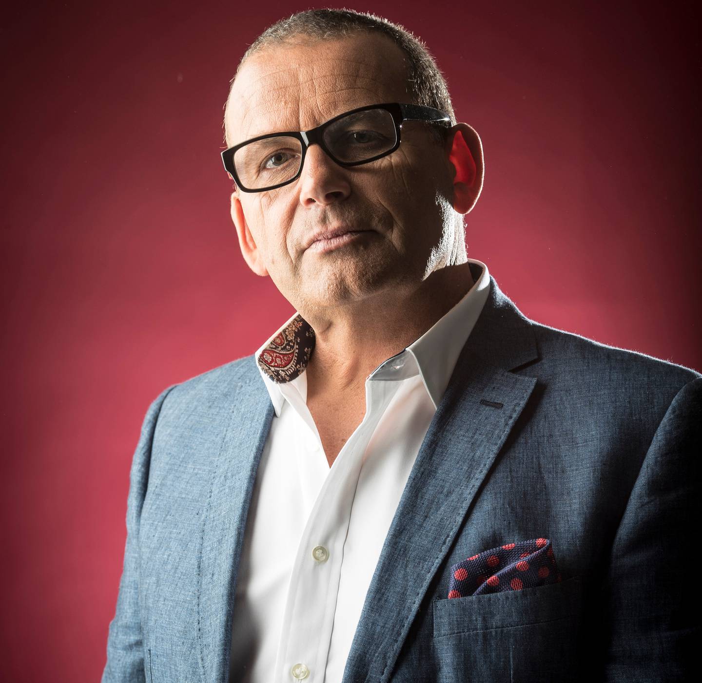 Broadcaster Paul Henry is not looking to make a return to the world of current affairs. Photo / Michael Craig