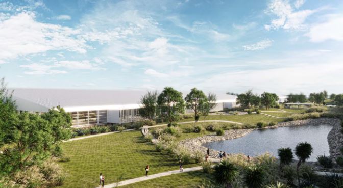 Plans by Fisher & Paykel Healthcare to build at Karaka. Photo / Supplied