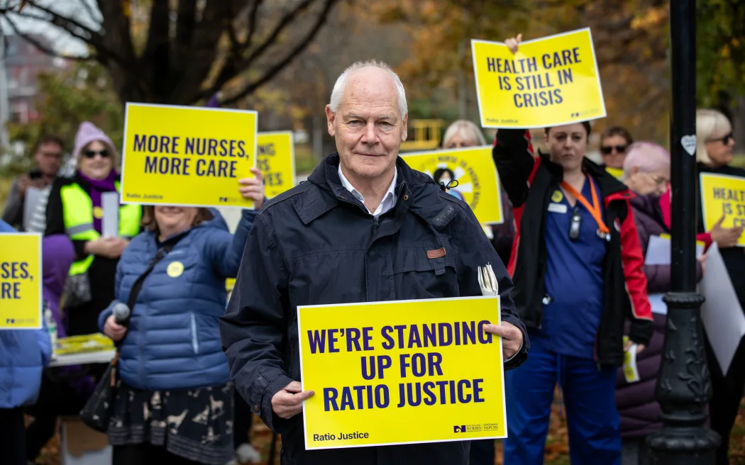 Nurses Organisation chief executive Paul Goulter. Photo / Nate McKinnon, RNZ