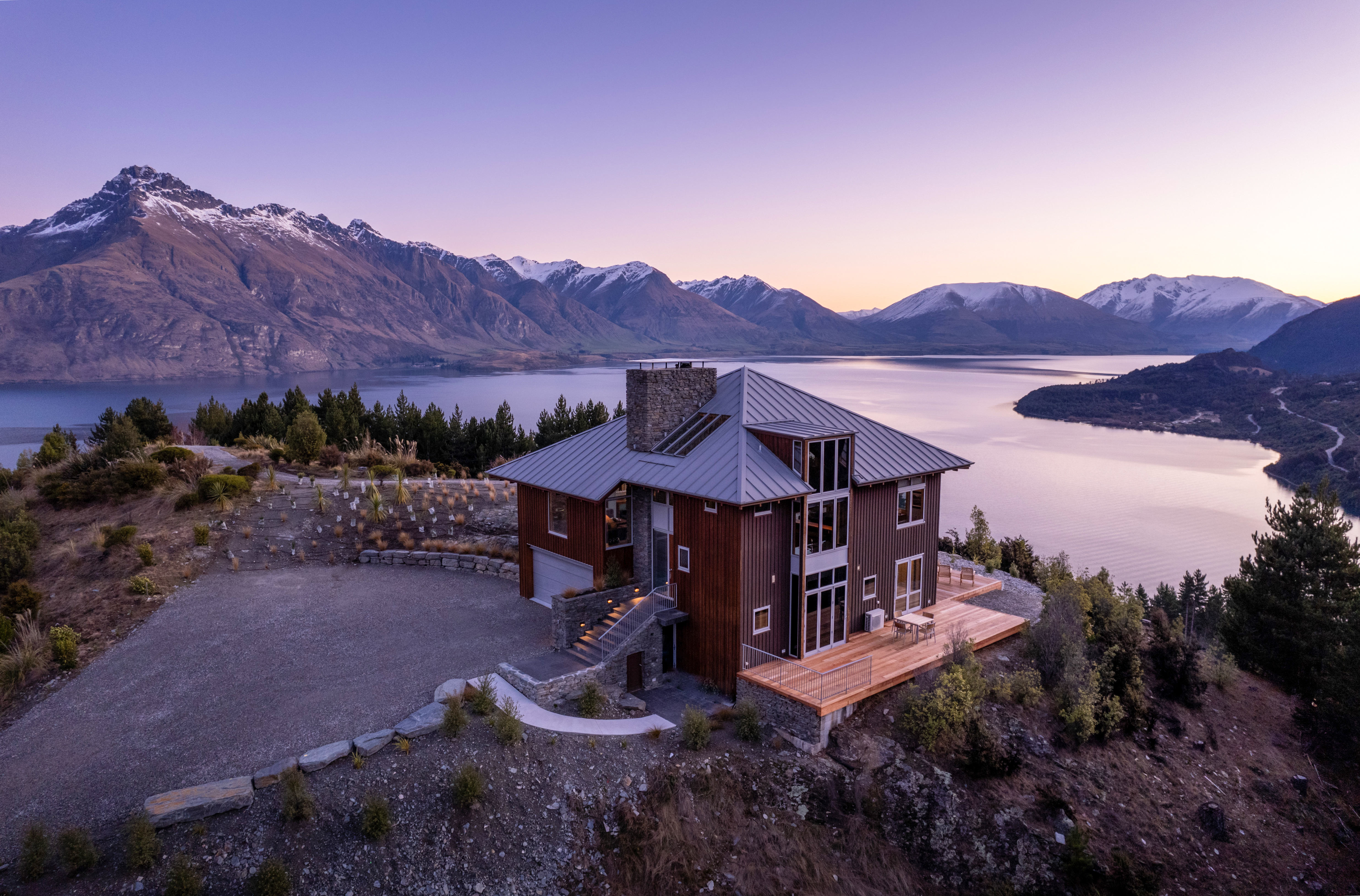 Film mogul Sir Peter Jackson paid $8.5m in May for this holiday home, and a neighbouring vacant lot, in Closeburn near Queenstown.
