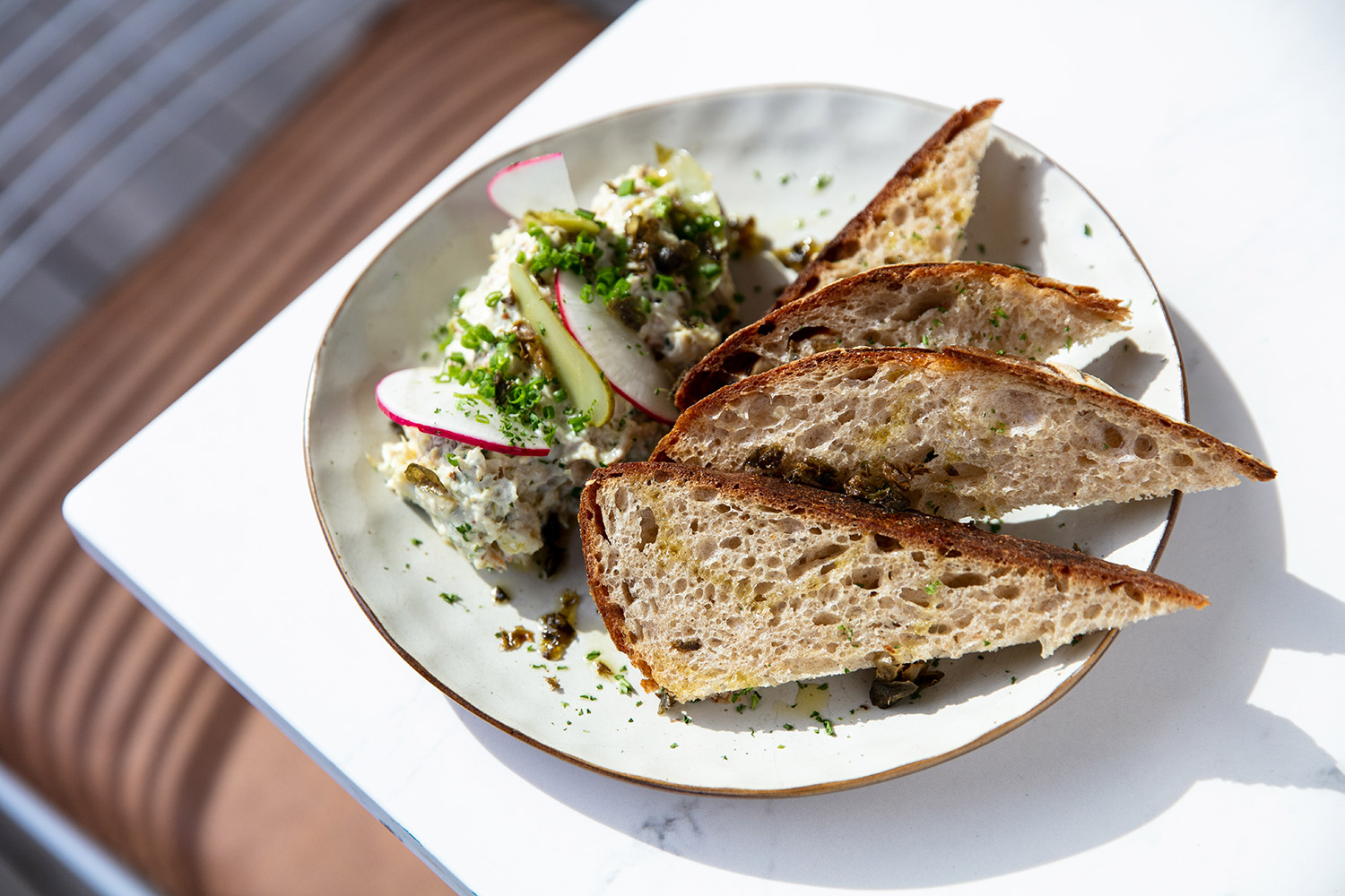 The bread and truffle butter from Wander. Photo / Babiche Martens