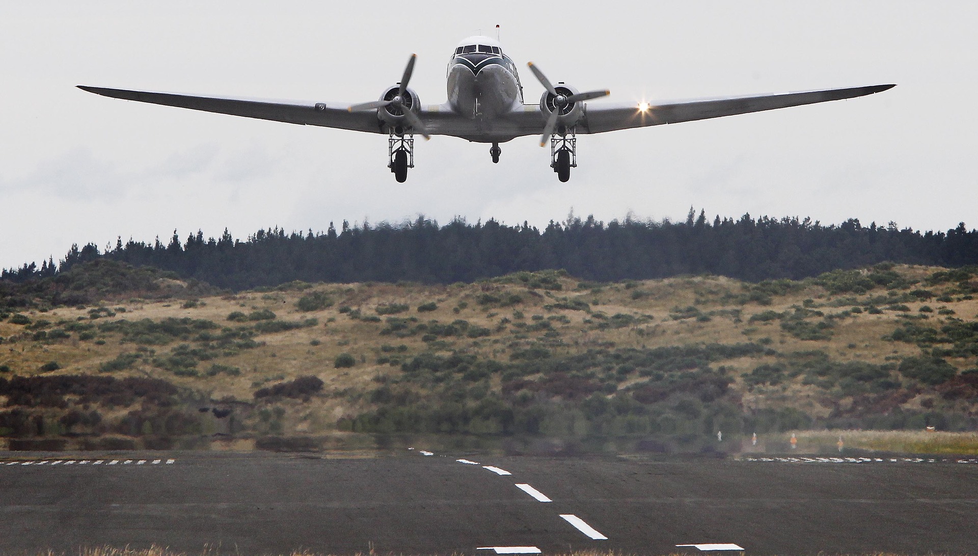 Air Chathams' Douglas DC-3 will be back in Whanganui in mid-February. Photo / Stuart Munro