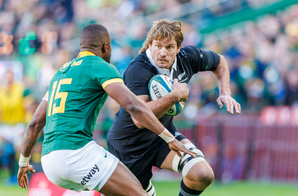 Ethan Blackadder against the Springboks. Photo / Getty Images