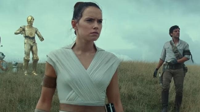 A glimpse of the teaser trailer for the upcoming Star Wars film. Photo / YouTube