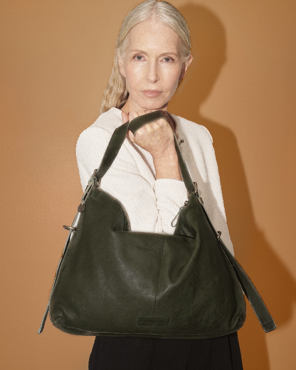 Appearing in the latest campaign for Byron Bay-based leather accessories brand Stitch & Hide. Photo / @stitchandhide