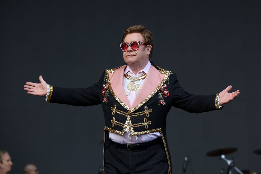 Elton John performs at Mt Smart Stadium on February 16. Photo / Getty Images