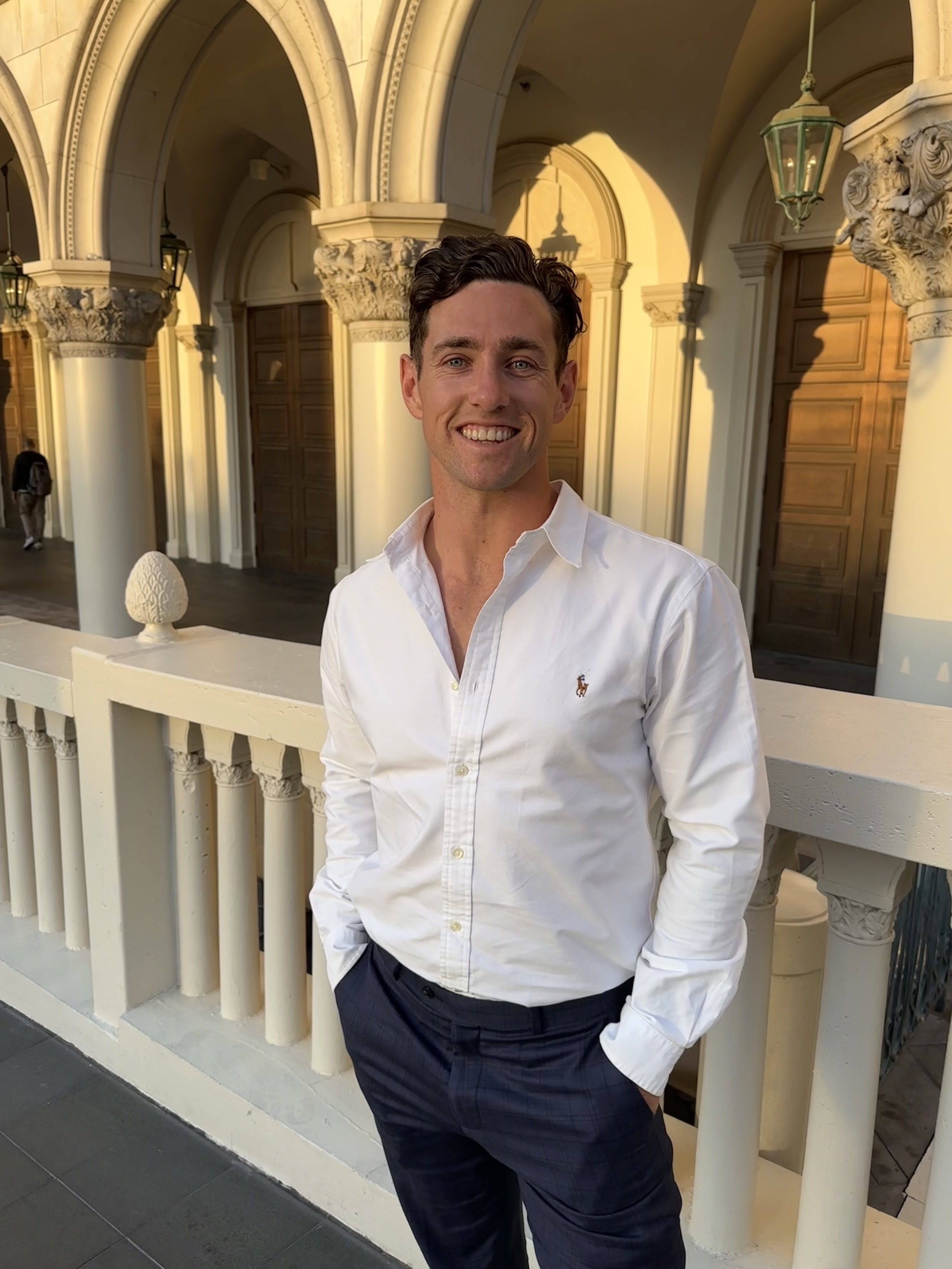 Former NZ para-athlete Liam Malone, who now works at  Amazon Web Services. Photo / Supplied