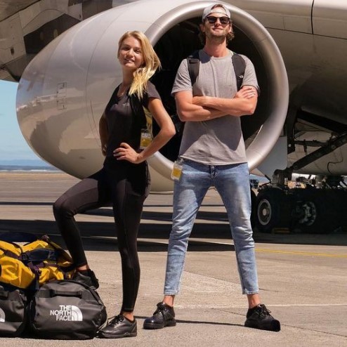 Expedition Earth duo Bridget Thackwray and Topher Richwhite have a new arrival, baby son MacKellar. Photo / Supplied