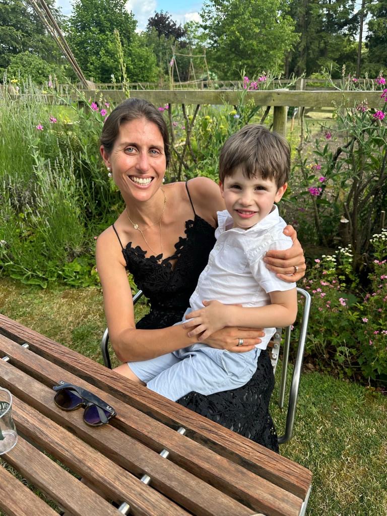 Report co-author Dr Nina Hood with her son William, 5, who she describes as having multiple co-occurring conditions.