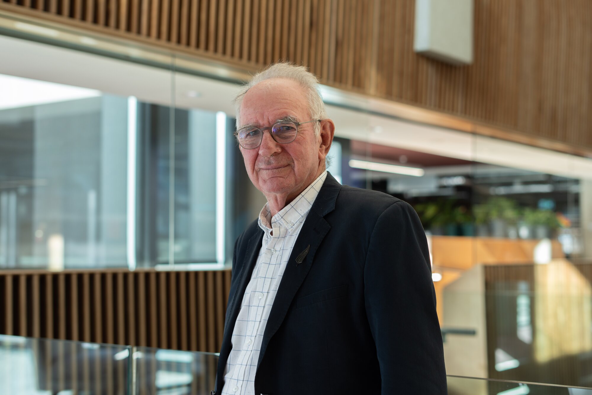 RNZ's new chairman Brent Impey in the broadcaster's new central Auckland offices. Photo / Annaleise Shortland