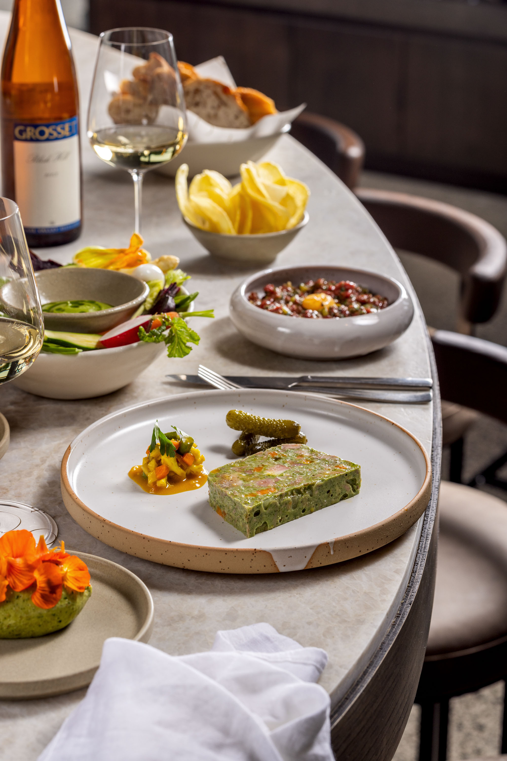 A selection of bar snacks at The College Hill Wine Room. Photo / Babiche Martens