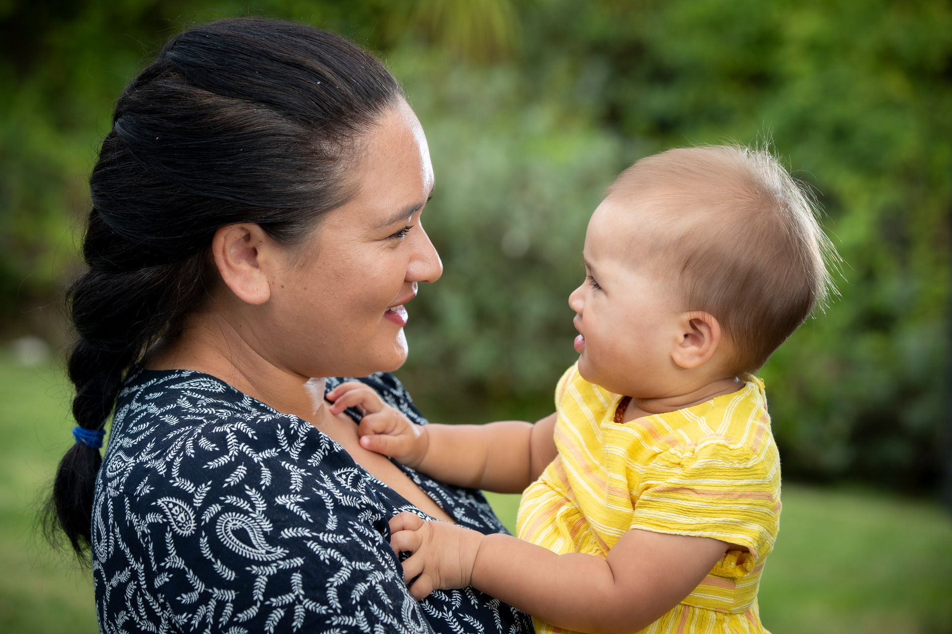 Palmer with her daughter Lou (11 months). Photo / Michael Craig 