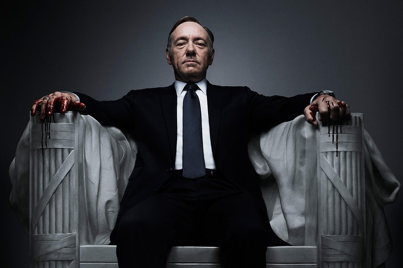 Kevin Spacey played Frank Underwood in the award-wining series 'House of Cards'.