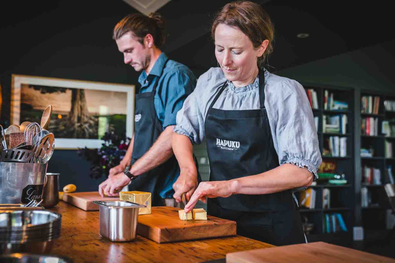 Hapuku Kitchen and cooking school is run by MasterChef NZ finalist Fiona Read and her husband Chris Sturgeon. Photo / Supplied