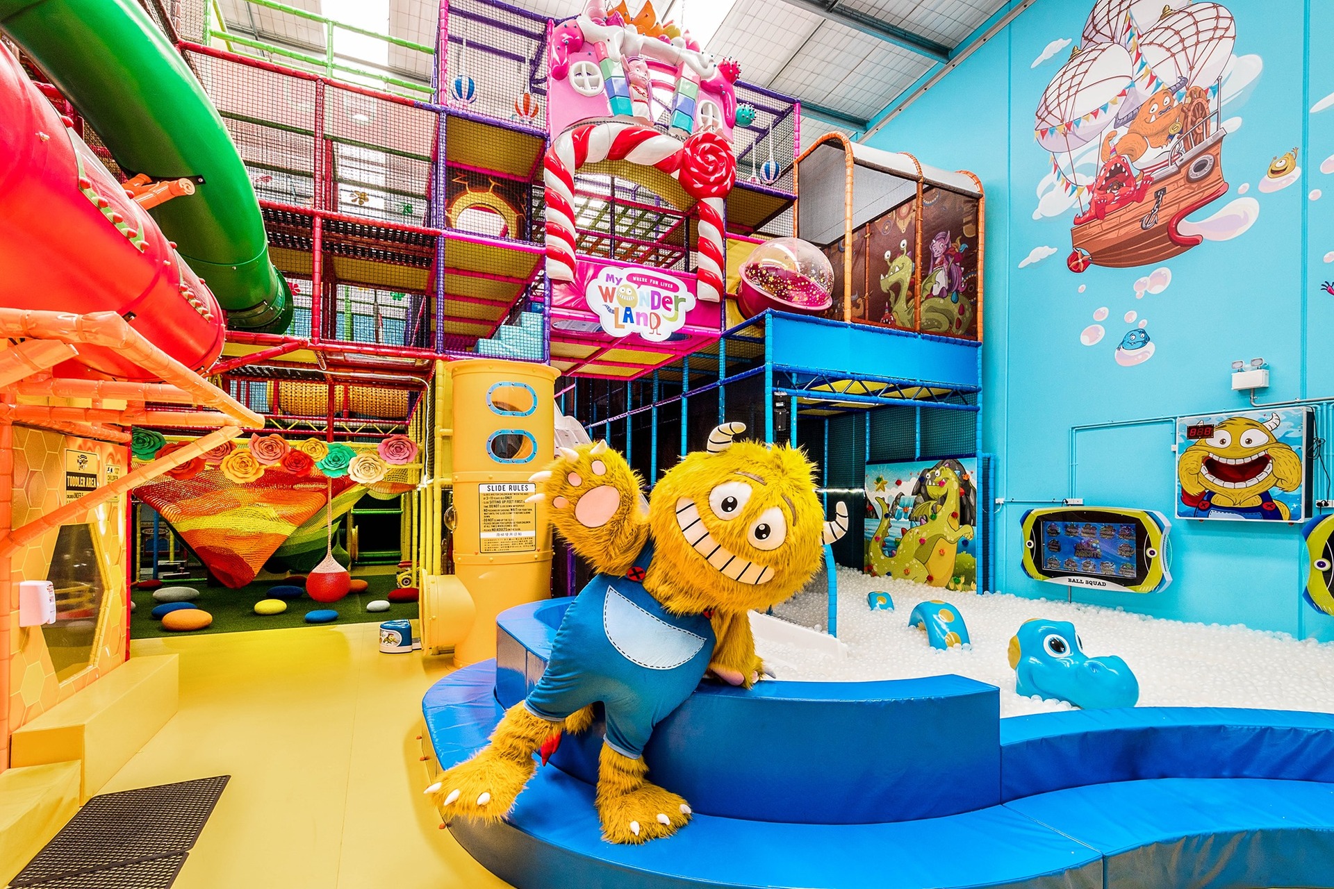My Wonder Land: Indoor indoor play pit in North Auckland is geared towards younger kids. Photo / Supplied
