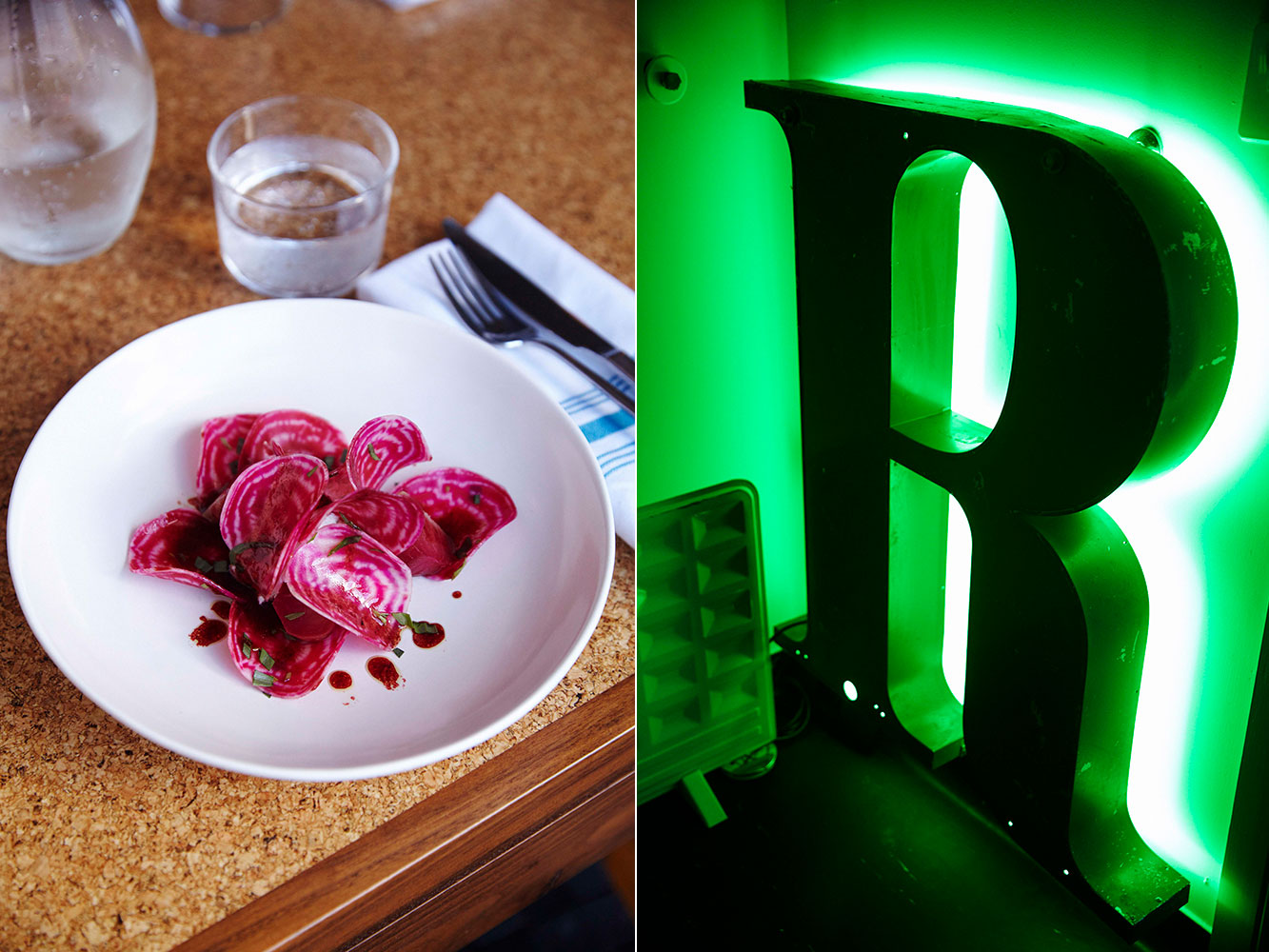 The beetroot salad from the set three-course menu at Rita. Pictures / Rebecca Zephyr Thomas