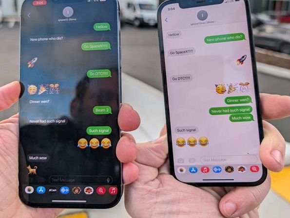 Starlink has just staged its first successful text-via-satellite trial, involving messages sent via two stock-standard iPhones. Photo / SpaceX