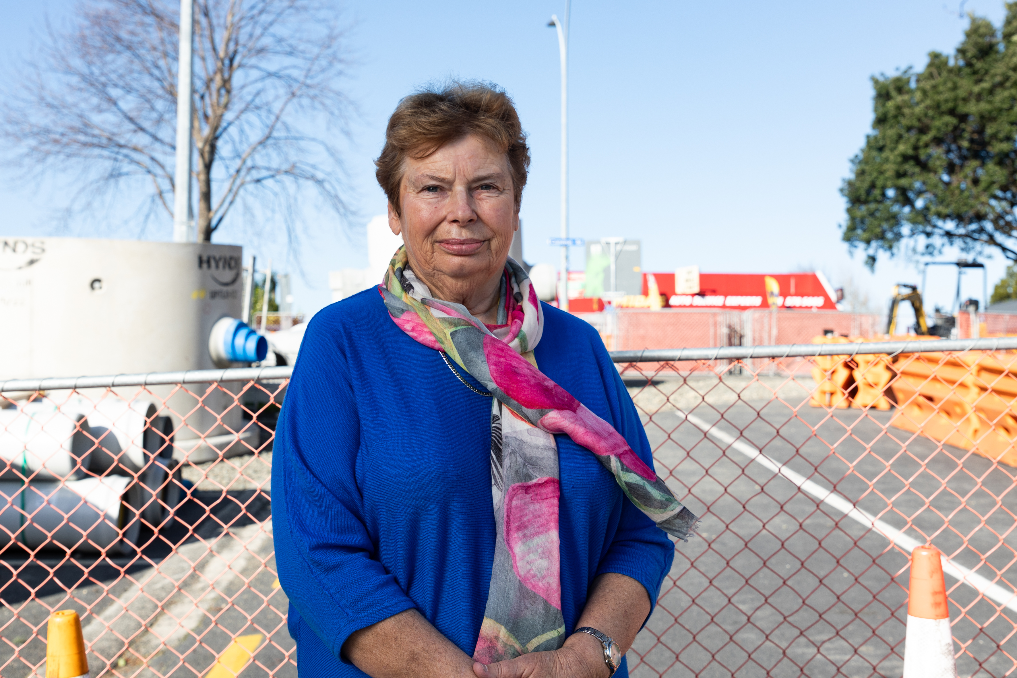 Christine Currie owns 405 Cameron Rd, where NZME is based. She has threatened legal action against the Tauranga City Council for its decision to close 7th Ave access from Cameron Rd, saying it devalues the building. Photo / Alex Cairns
