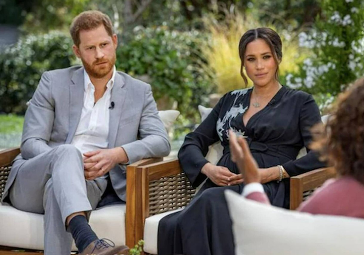 The couple spoke candidly to Oprah about their ups and downs at the palace. Photo / Getty Images