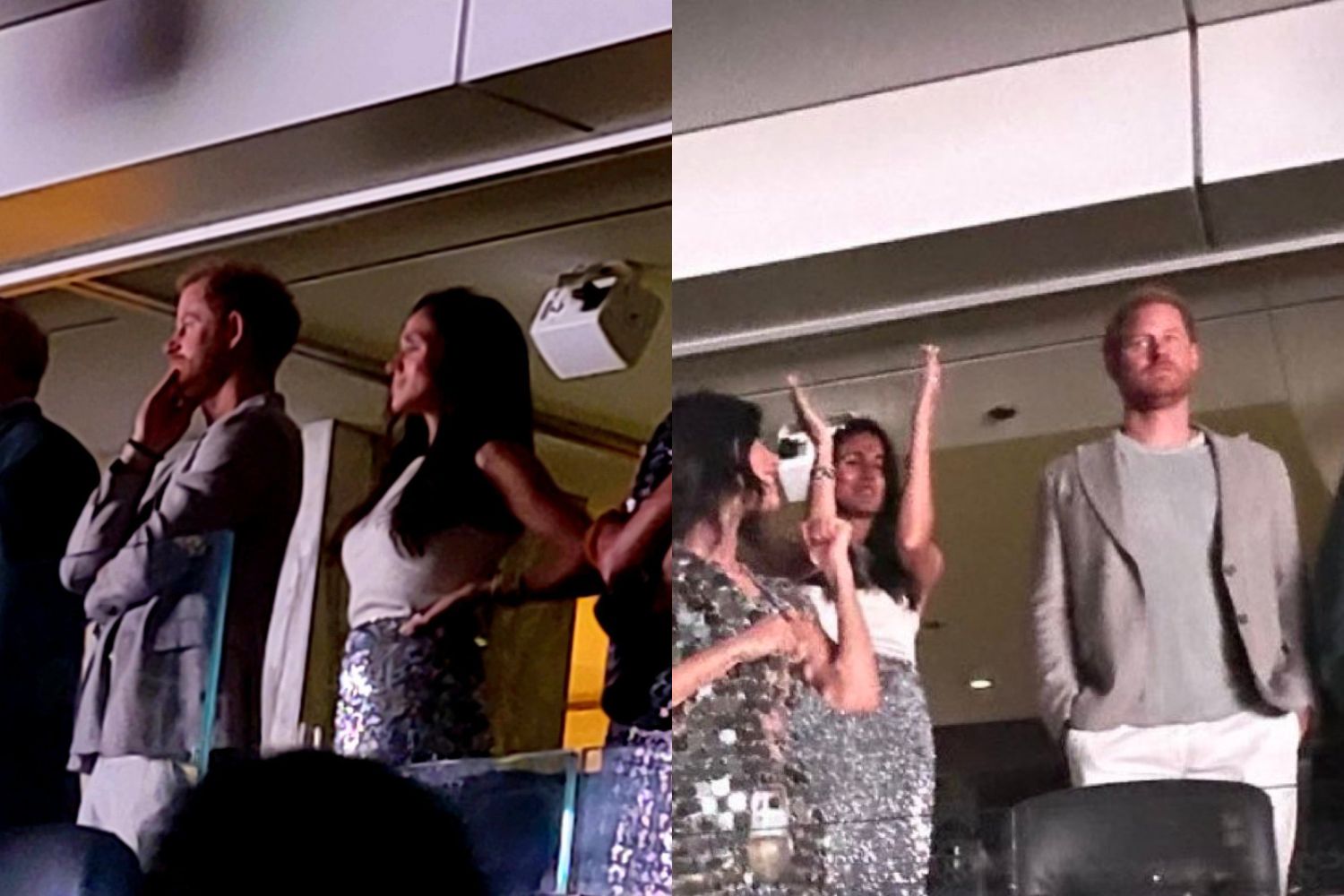 The Sussexes have been spotted letting their hair down at Beyoncé’s Renaissance world tour in California. Photos / X