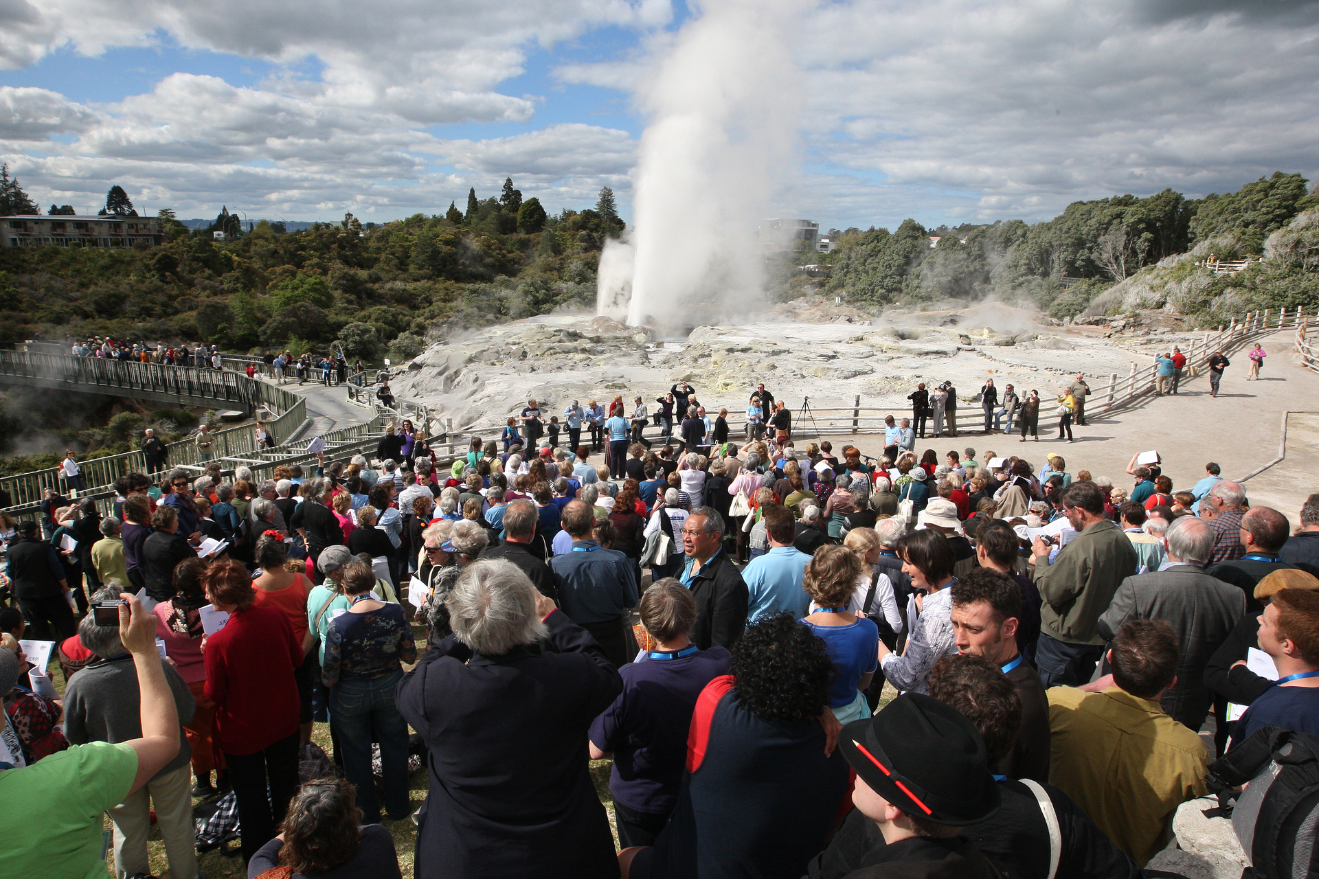 The Pohutu Geyser at Te Puia in 2009. Photo / Ben Fraser