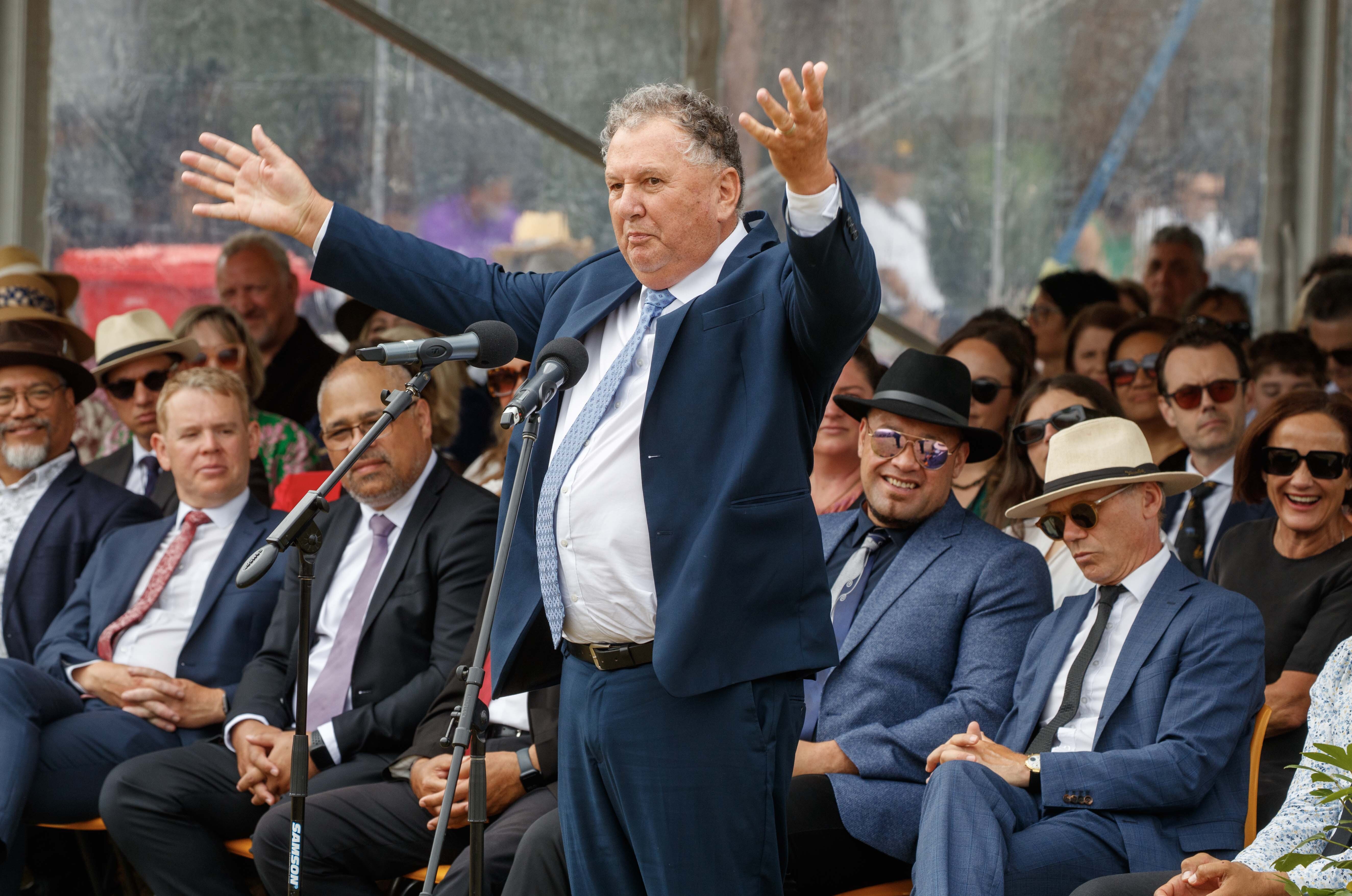 NZ First MP Shane Jones attacked the Australian-owned banks. Photo / Mark Mitchell