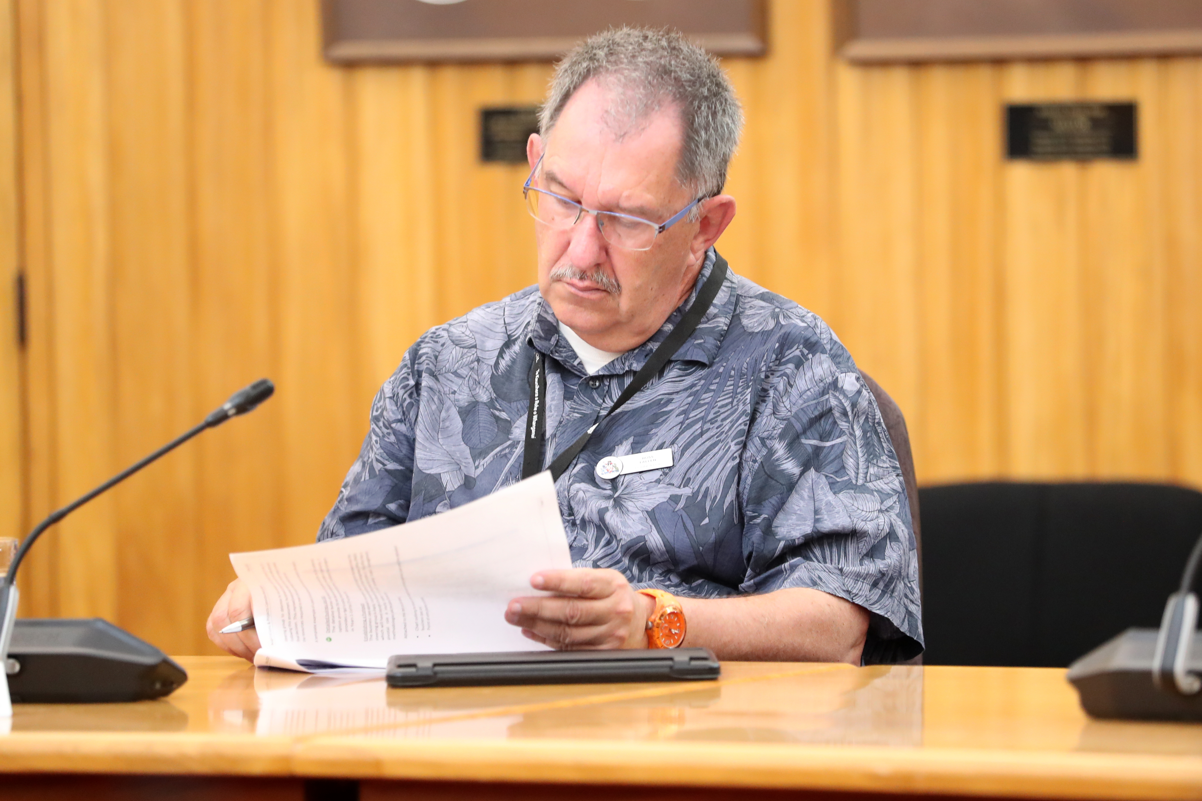 Whanganui District Councillor Ross Fallen. 