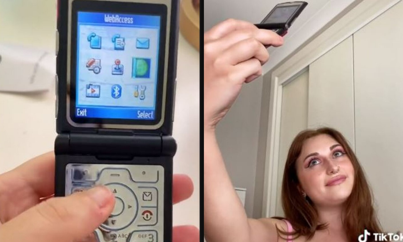 The ‘retro’ look provided by the camera is one of the main draws for many younger people. Photo / TikTok @audreycaramello