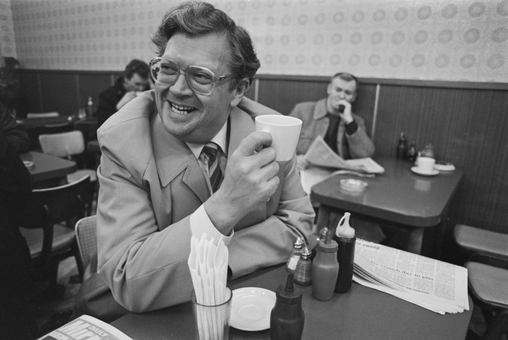Former PM David Lange in the United Kingdom, 1 March, 1985. Photo / Getty Images